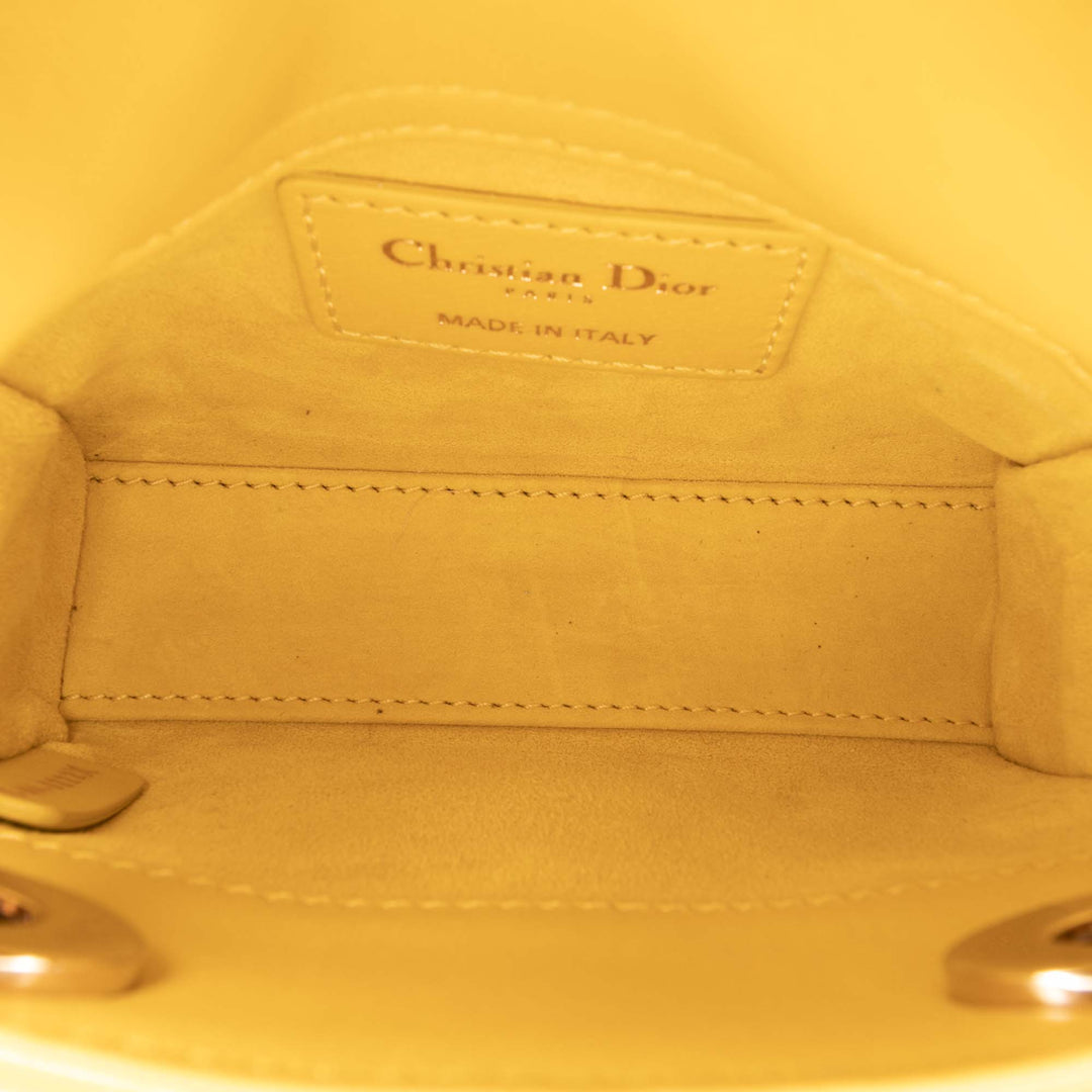 Dior Micro Cuir d’agneau Cannage Lady Dior