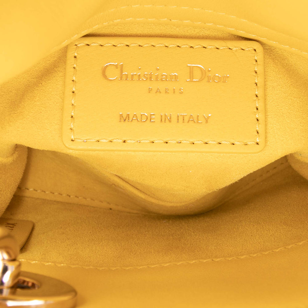 Dior Micro Cuir d’agneau Cannage Lady Dior