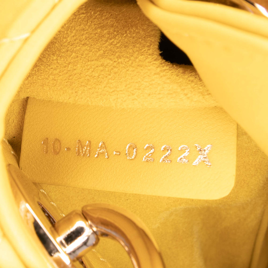 Dior Micro Cuir d’agneau Cannage Lady Dior