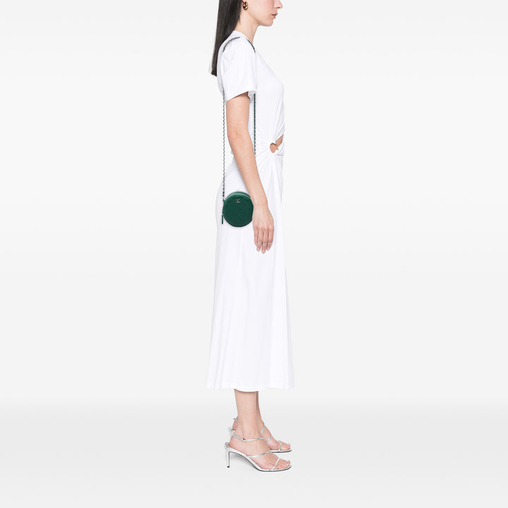 Chanel Matelassé Rond Sac Cuir d'agneau Vert – vue 5 – GABY PARIS