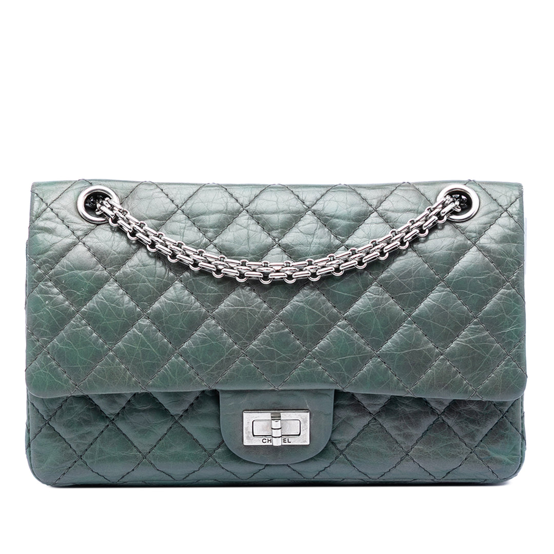 Chanel Matelassé vieilli Cuir de veau Reissue 2.55 Double rabat 225