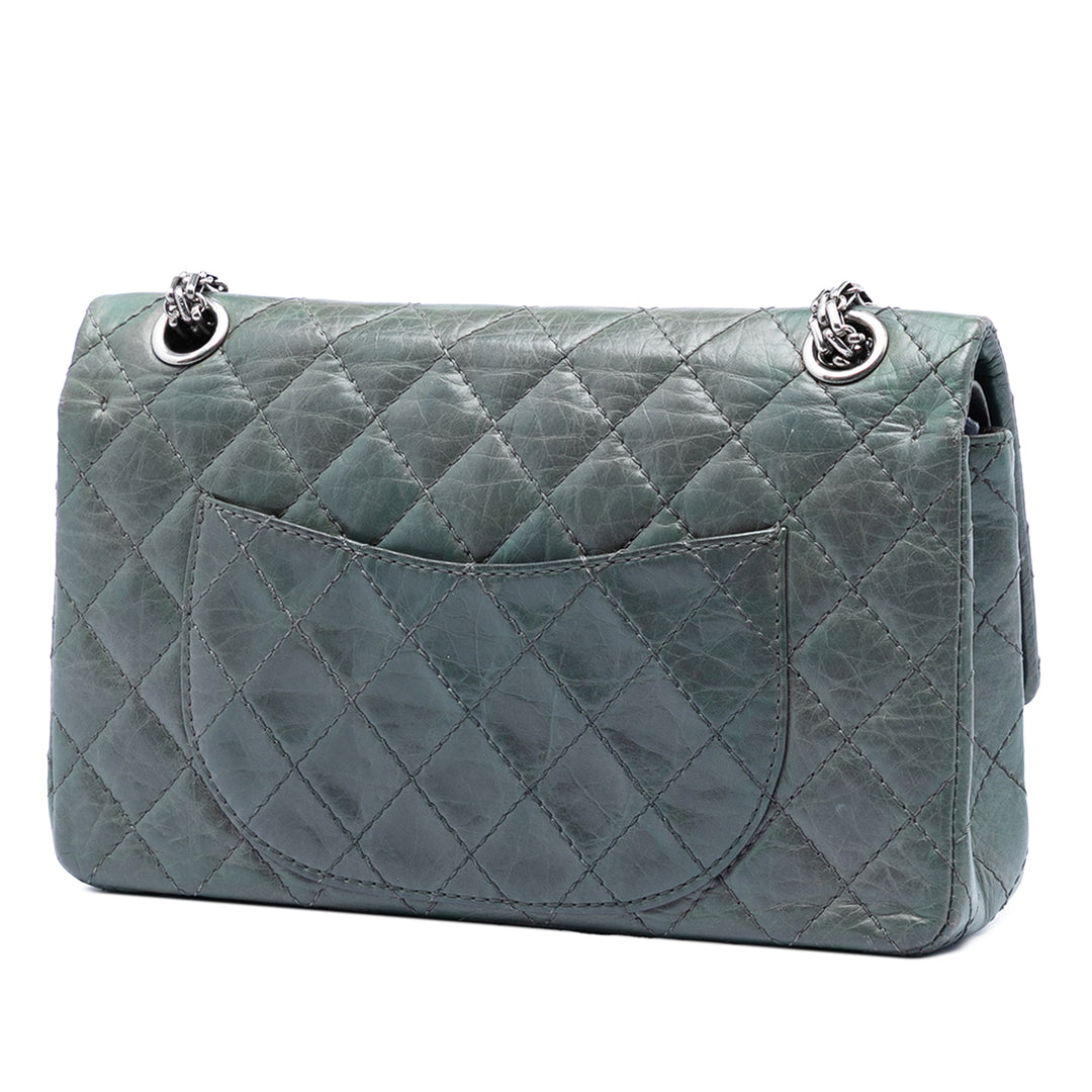 Chanel Matelassé vieilli Cuir de veau Reissue 2.55 Double rabat 225