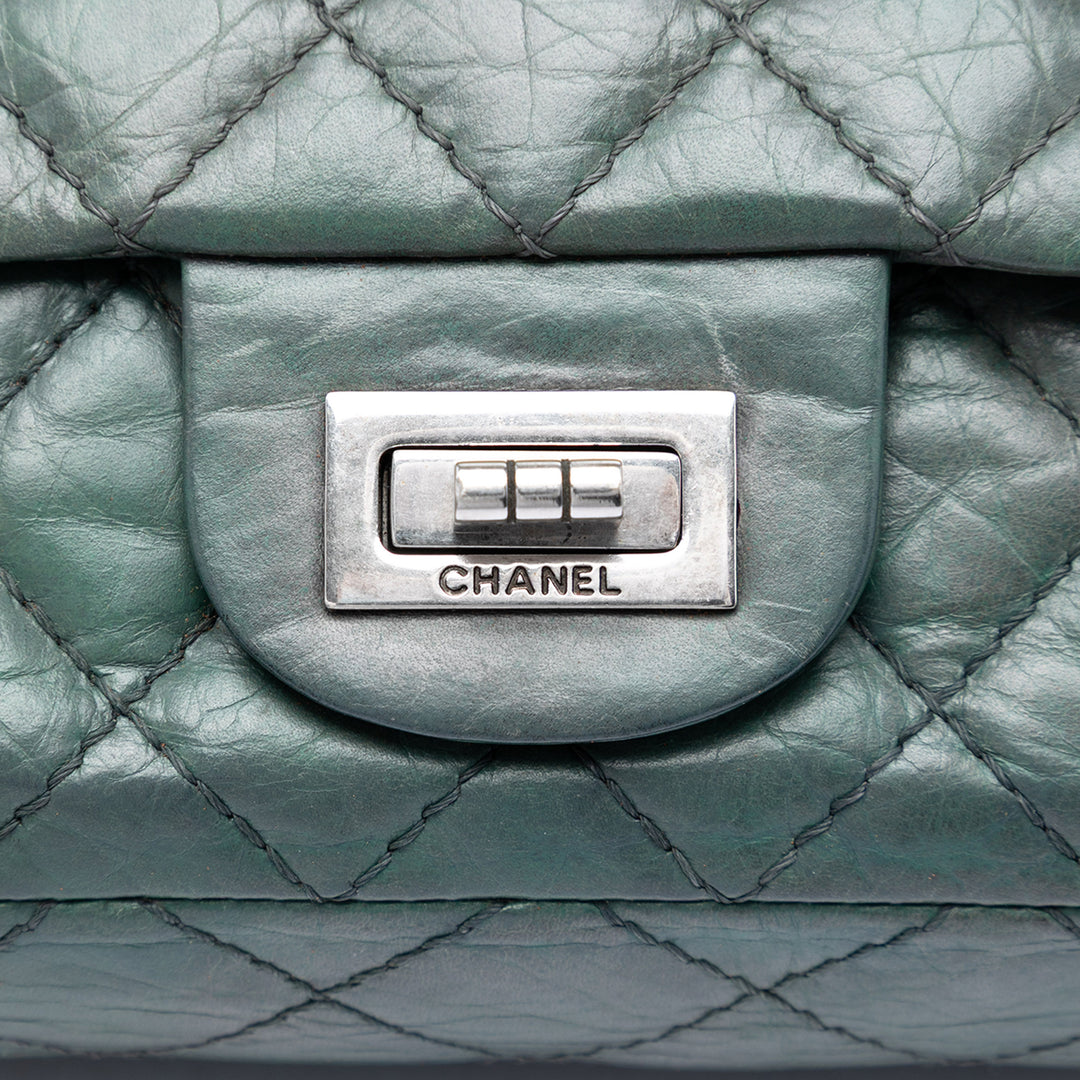 Chanel Matelassé vieilli Cuir de veau Reissue 2.55 Double rabat 225
