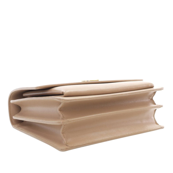 Medium Smooth Calfskin Sunset Bag Brown - Gaby Paris