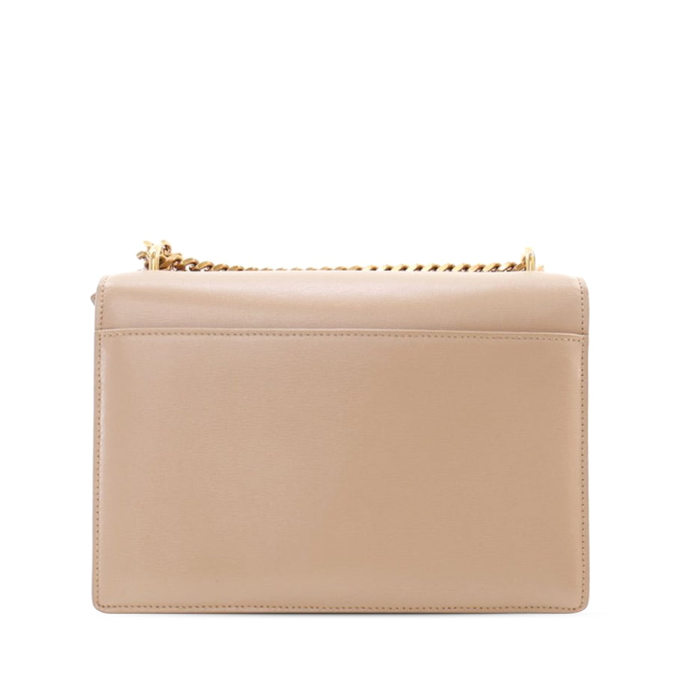 Medium Smooth Calfskin Sunset Bag Brown - Gaby Paris