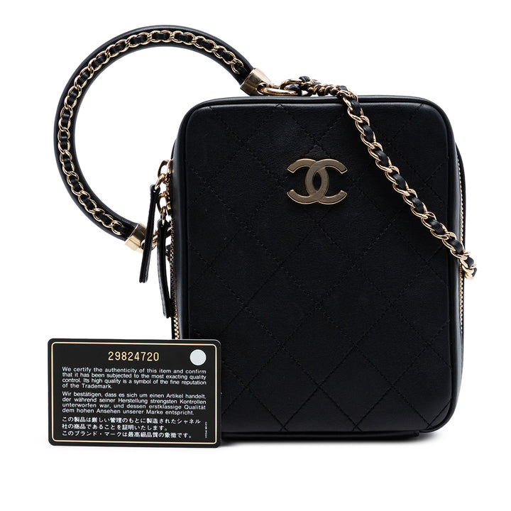 Chanel Cuir de veau Surpiqué Cup Of Tea Vanity