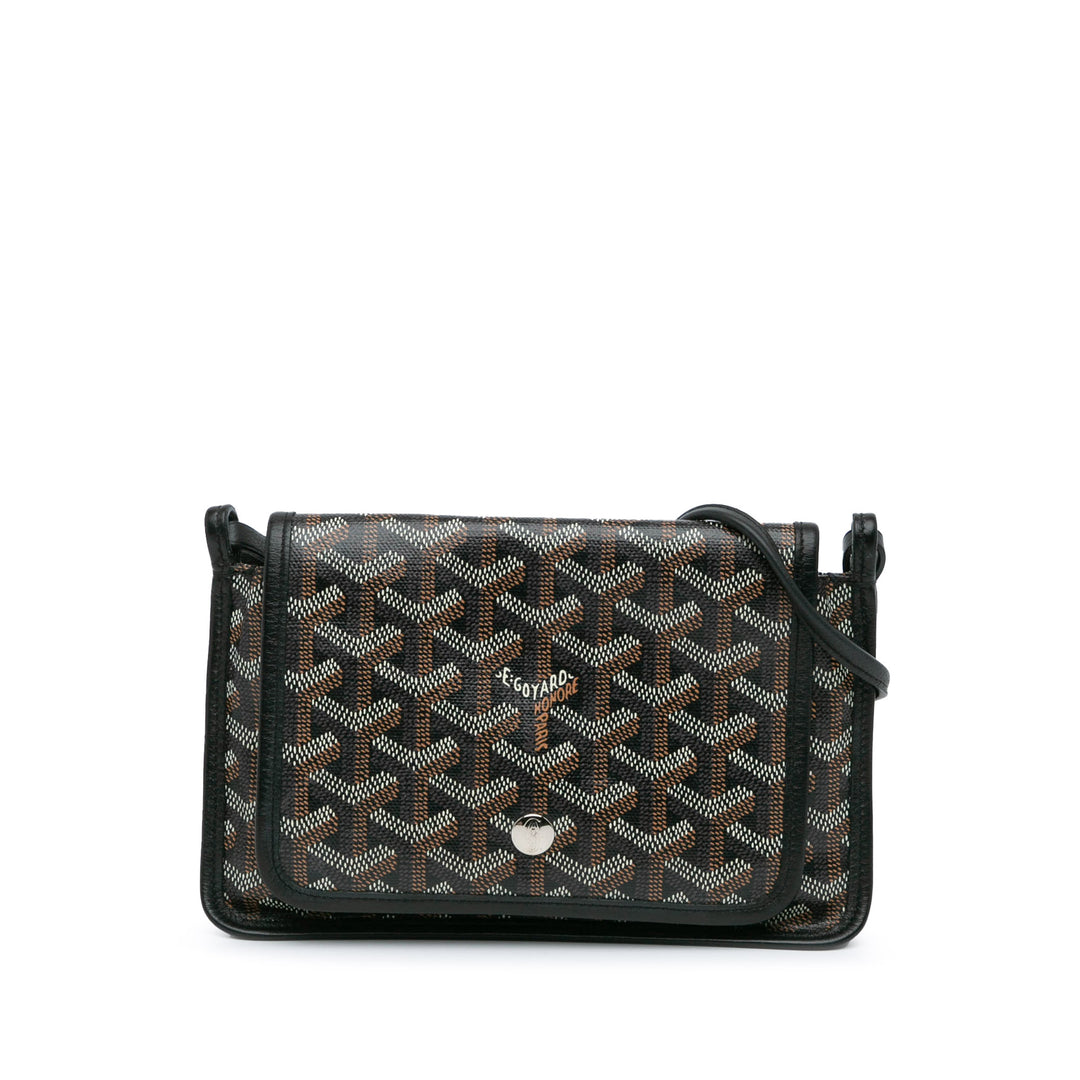 Goyardine Plumet Pocket Wallet Black - Gaby Paris