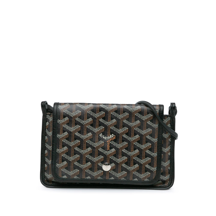 Goyardine Plumet Pocket Wallet Black - Gaby Paris
