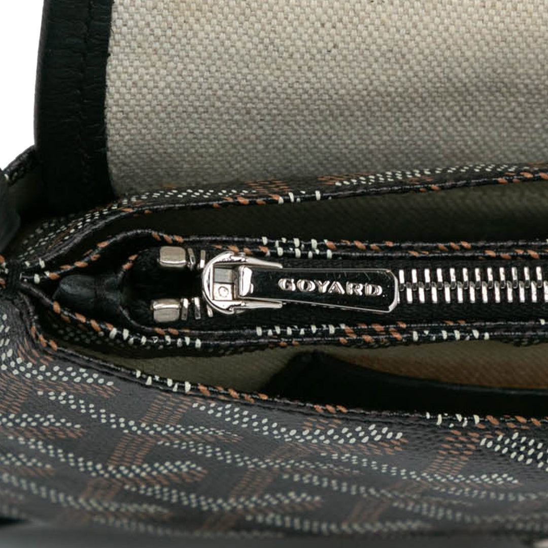 Goyardine Plumet Pocket Wallet Black - Gaby Paris
