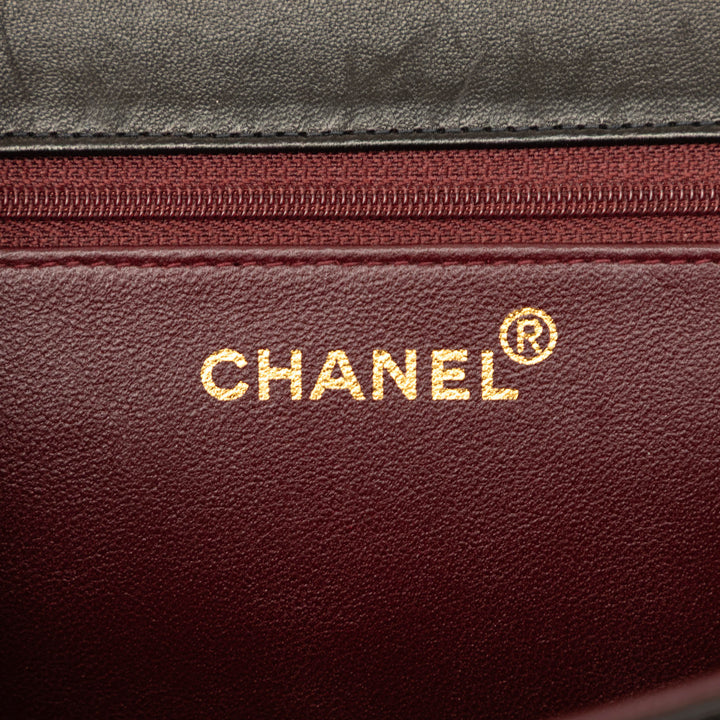Chanel CC Matelassé Cuir d’agneau Simple rabat