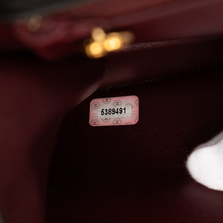 Chanel CC Matelassé Cuir d’agneau Simple rabat