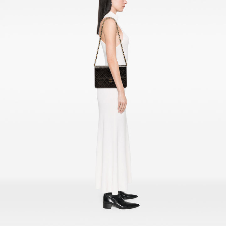 Chanel CC Matelassé Cuir d’agneau Simple rabat