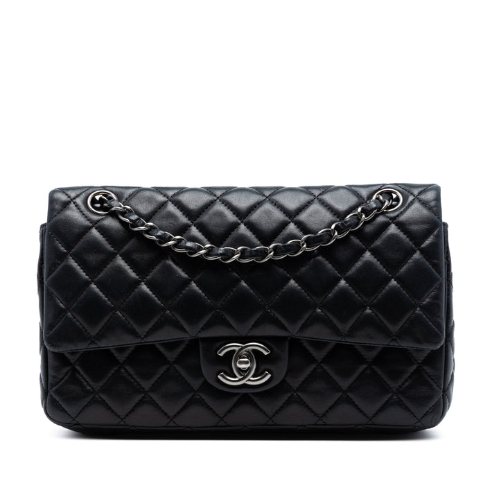 Chanel Medium Classic Cuir d’agneau Double rabat