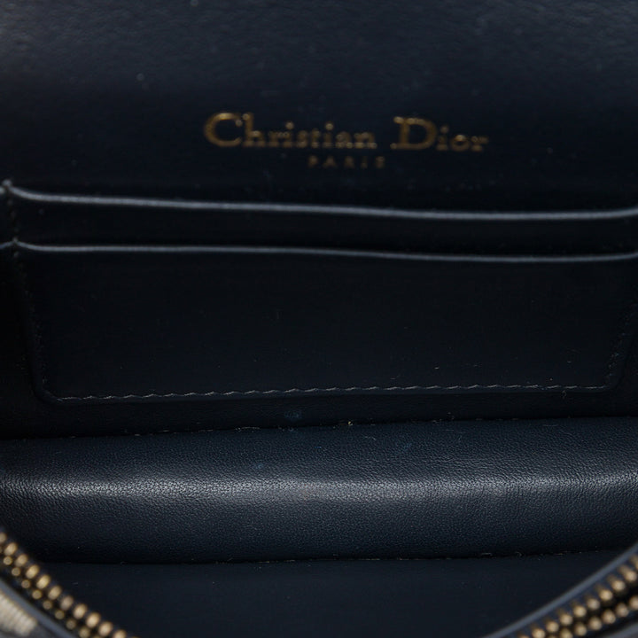 Dior Saddle Sac ceinture Oblique Bleu – vue 4 – GABY PARIS