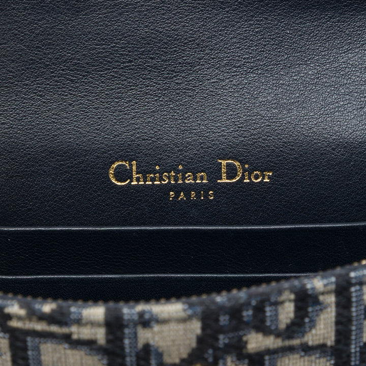 Dior Saddle Sac ceinture Oblique Bleu – vue 5 – GABY PARIS