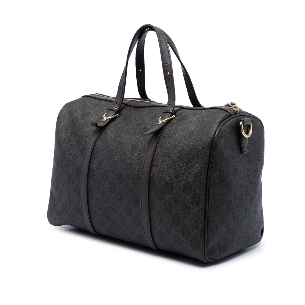 Gucci Sac à main Nice Boston GG Supreme Moyen Marron – vue 2 – GABY PARIS