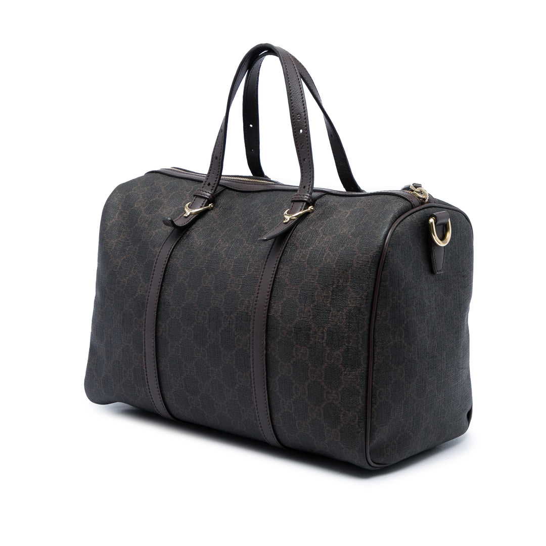 Gucci Sac à main Nice Boston GG Supreme Moyen Marron – vue 2 – GABY PARIS
