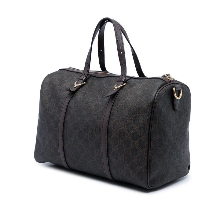 Gucci Sac à main Nice Boston GG Supreme Moyen Marron – vue 2 – GABY PARIS