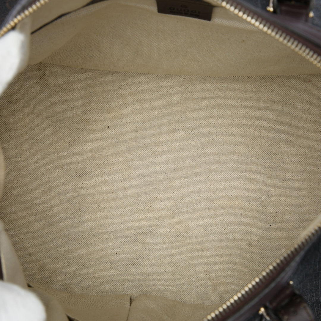 Gucci Sac à main Nice Boston GG Supreme Moyen Marron – vue 4 – GABY PARIS