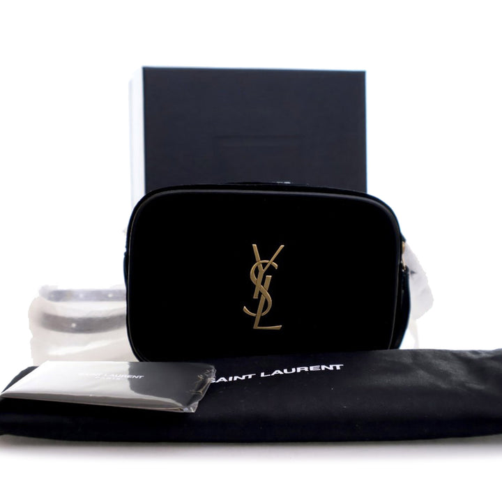 Saint Laurent Mini Velours Monogram Lou Camera Sac ceinture