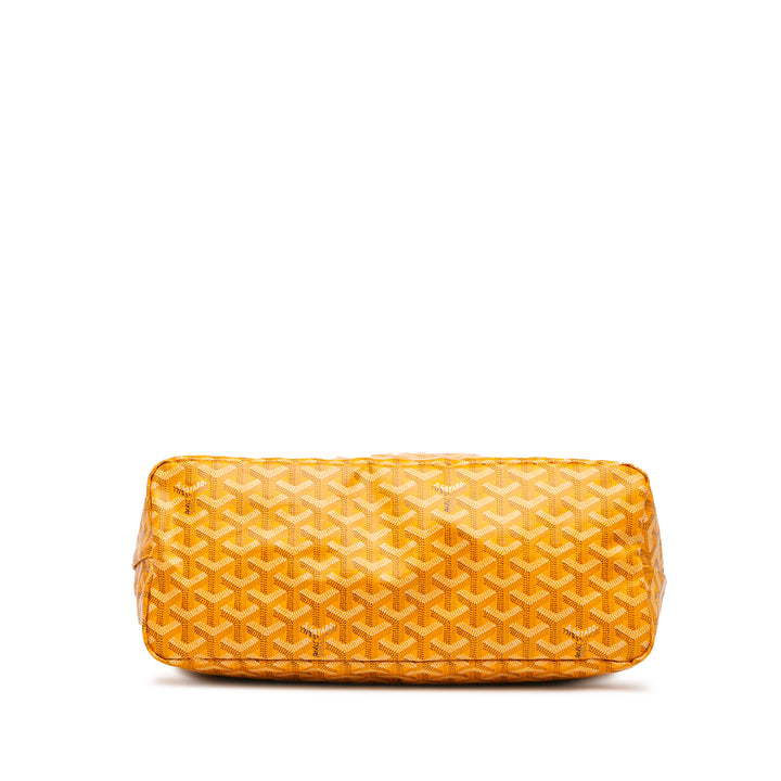 Goyard Sac porté épaule Boheme Hobo Goyardine Jaune – vue 3 – GABY PARIS