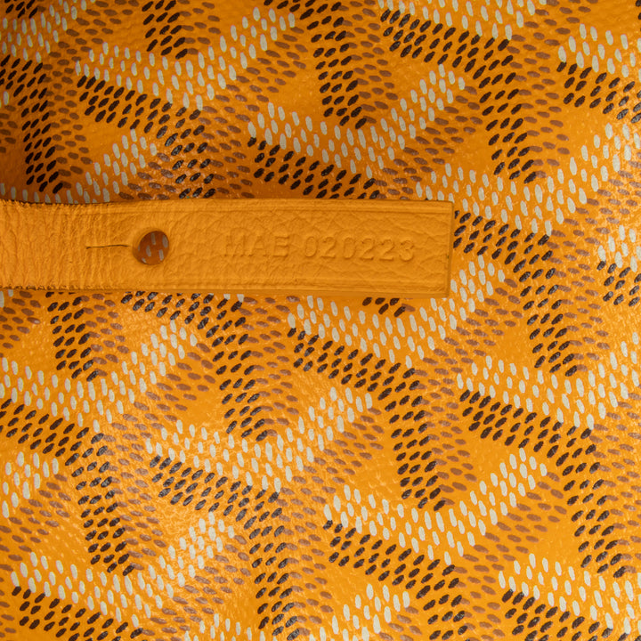 Goyard Sac porté épaule Boheme Hobo Goyardine Jaune – vue 6 – GABY PARIS