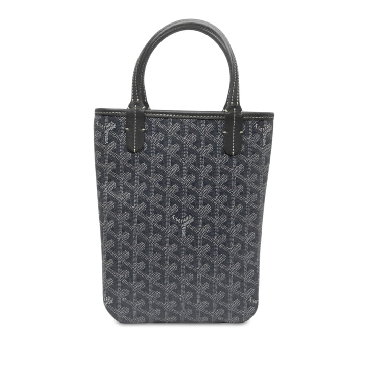 Goyard Sac à main Poitiers Goyardine Gris – vue principale – GABY PARIS