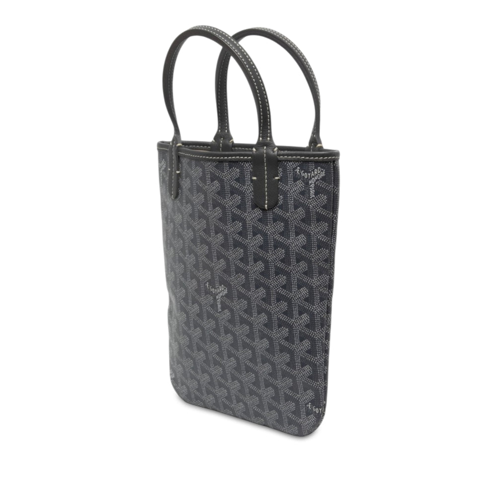 Goyard Sac à main Poitiers Goyardine Gris – vue 2 – GABY PARIS