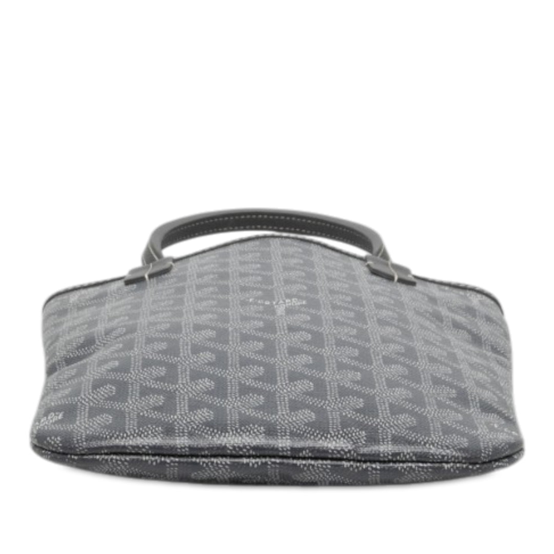 Goyard Sac à main Poitiers Goyardine Gris – vue 3 – GABY PARIS