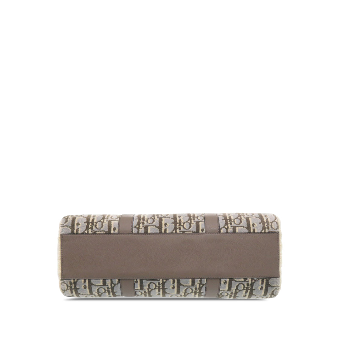 Dior Large Oblique Laine Corolle Cabas