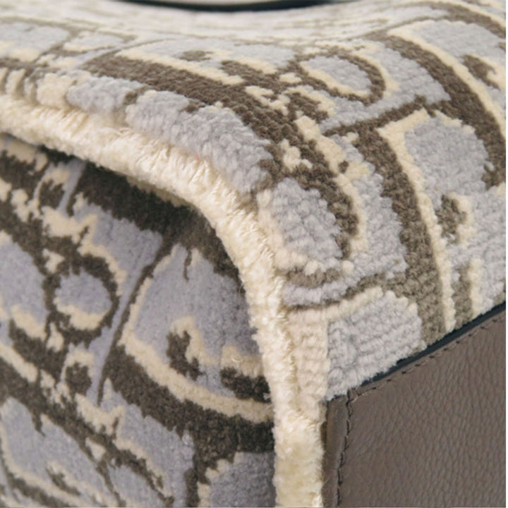 Dior Large Oblique Laine Corolle Cabas
