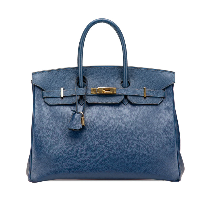 Togo Birkin Retourne 35 Blue - Gaby Paris