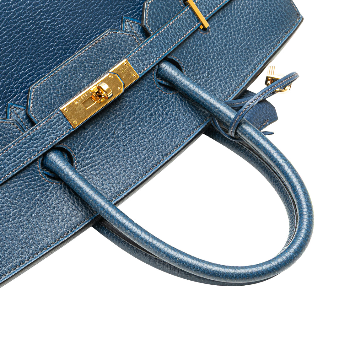 Togo Birkin Retourne 35 Blue - Gaby Paris