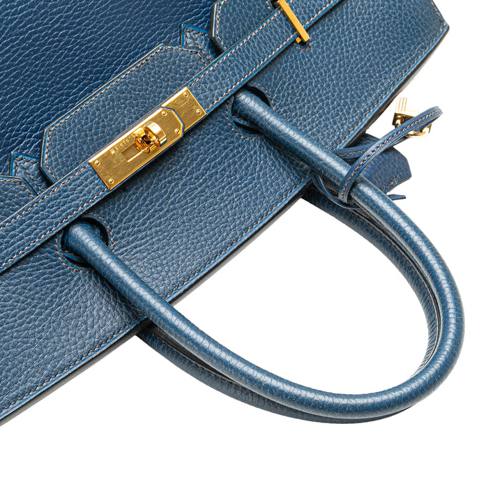Togo Birkin Retourne 35 Blue - Gaby Paris