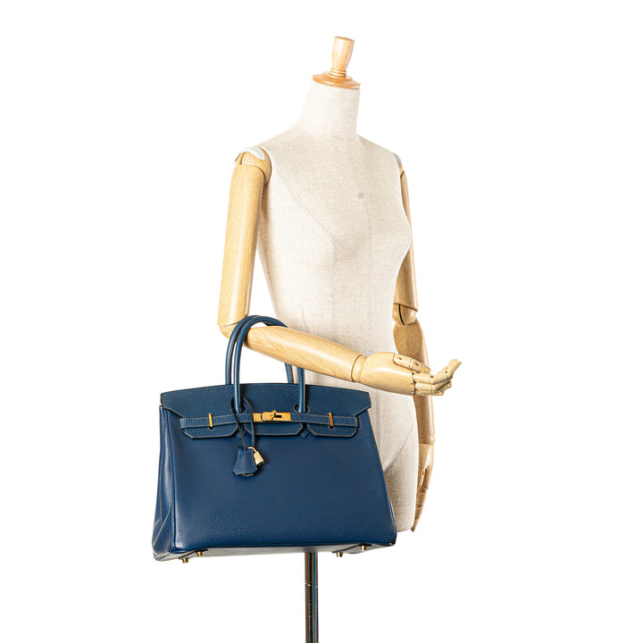 Togo Birkin Retourne 35 Blue - Gaby Paris