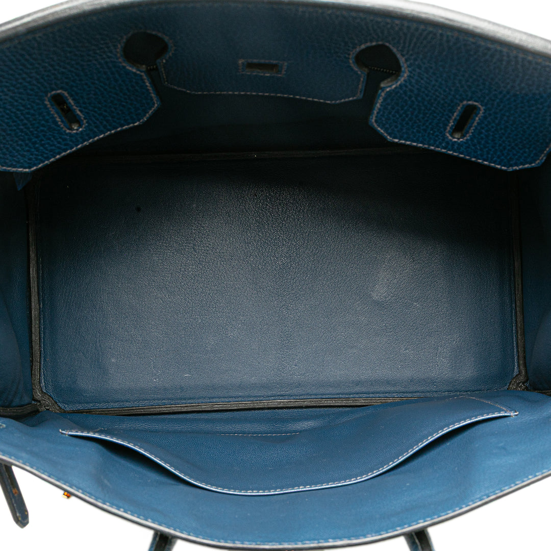 Togo Birkin Retourne 35 Blue - Gaby Paris