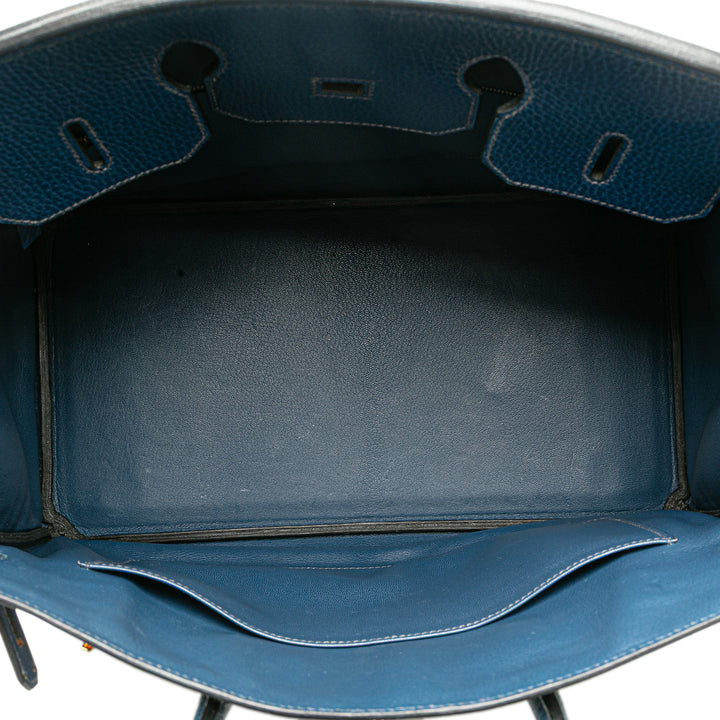 Togo Birkin Retourne 35 Blue - Gaby Paris