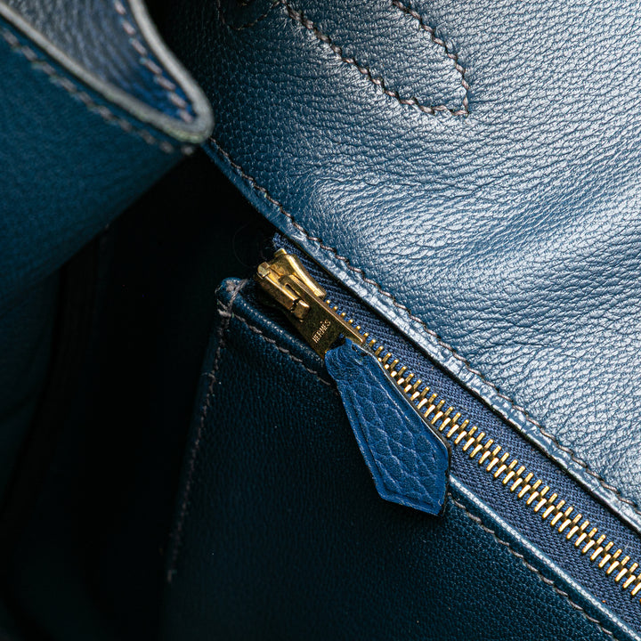 Togo Birkin Retourne 35 Blue - Gaby Paris