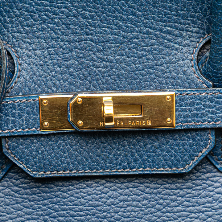 Togo Birkin Retourne 35 Blue - Gaby Paris
