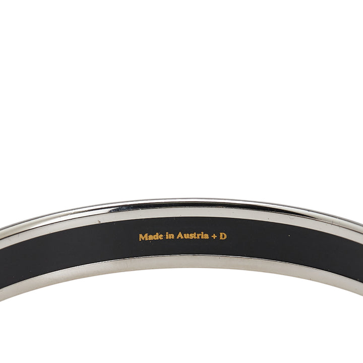 Hermès Narrow Caleche Enamel Bangle 62 Noir – GABY PARIS Authentique