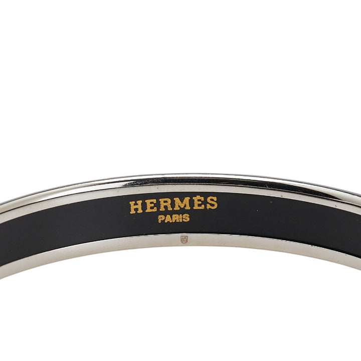 Hermès Narrow Caleche Enamel Bangle 62 Noir – GABY PARIS Authentique