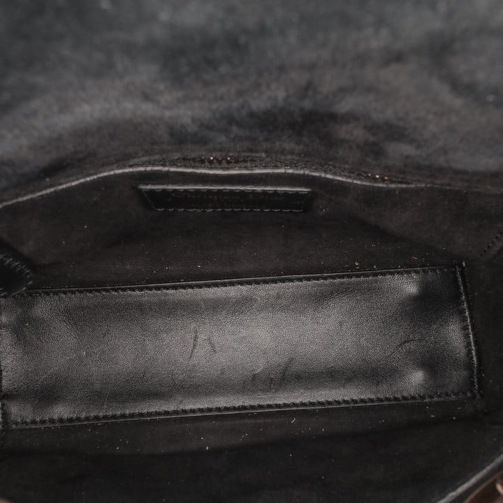 Mini Lambskin Cannage Studded Supple Lady Dior Black - Gaby Paris