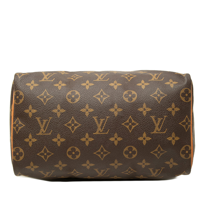 Louis Vuitton Sac à main Speedy 25 Monogram Marron – vue 3 – GABY PARIS