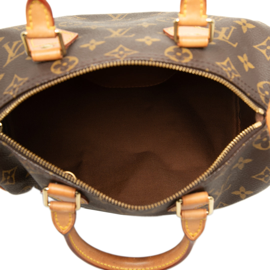 Louis Vuitton Sac à main Speedy 25 Monogram Marron – vue 4 – GABY PARIS