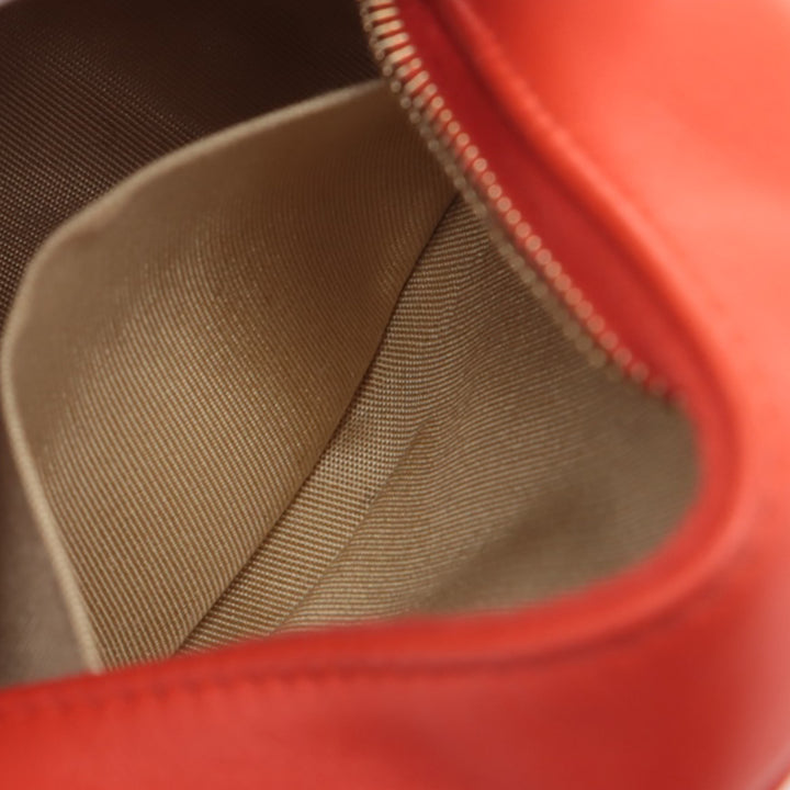 Chanel CC Matelassé Cuir d’agneau Perle Crush Rond Pochette avec chaîne