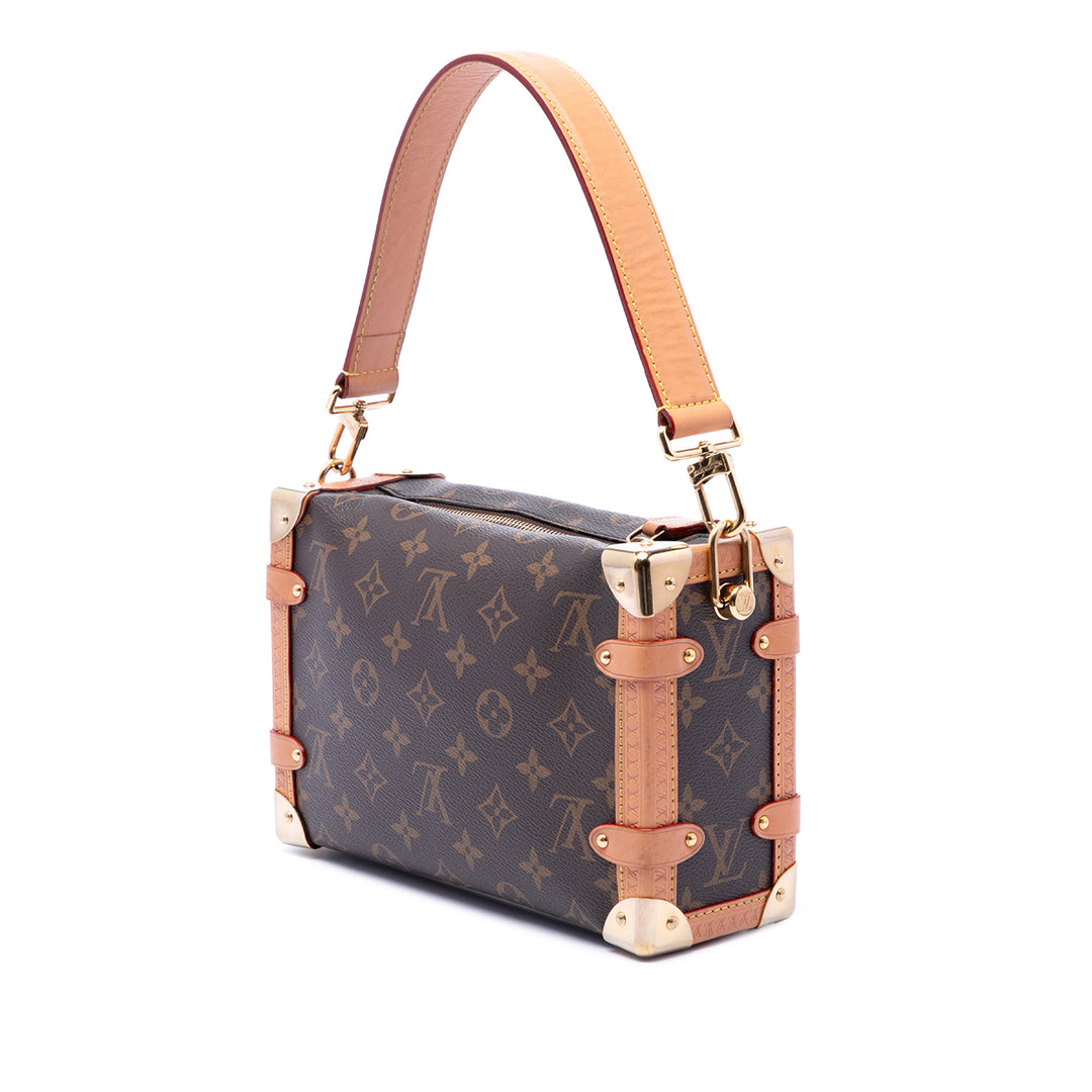 Louis Vuitton Side Trunk MM Monogram Marron – vue 2 – GABY PARIS