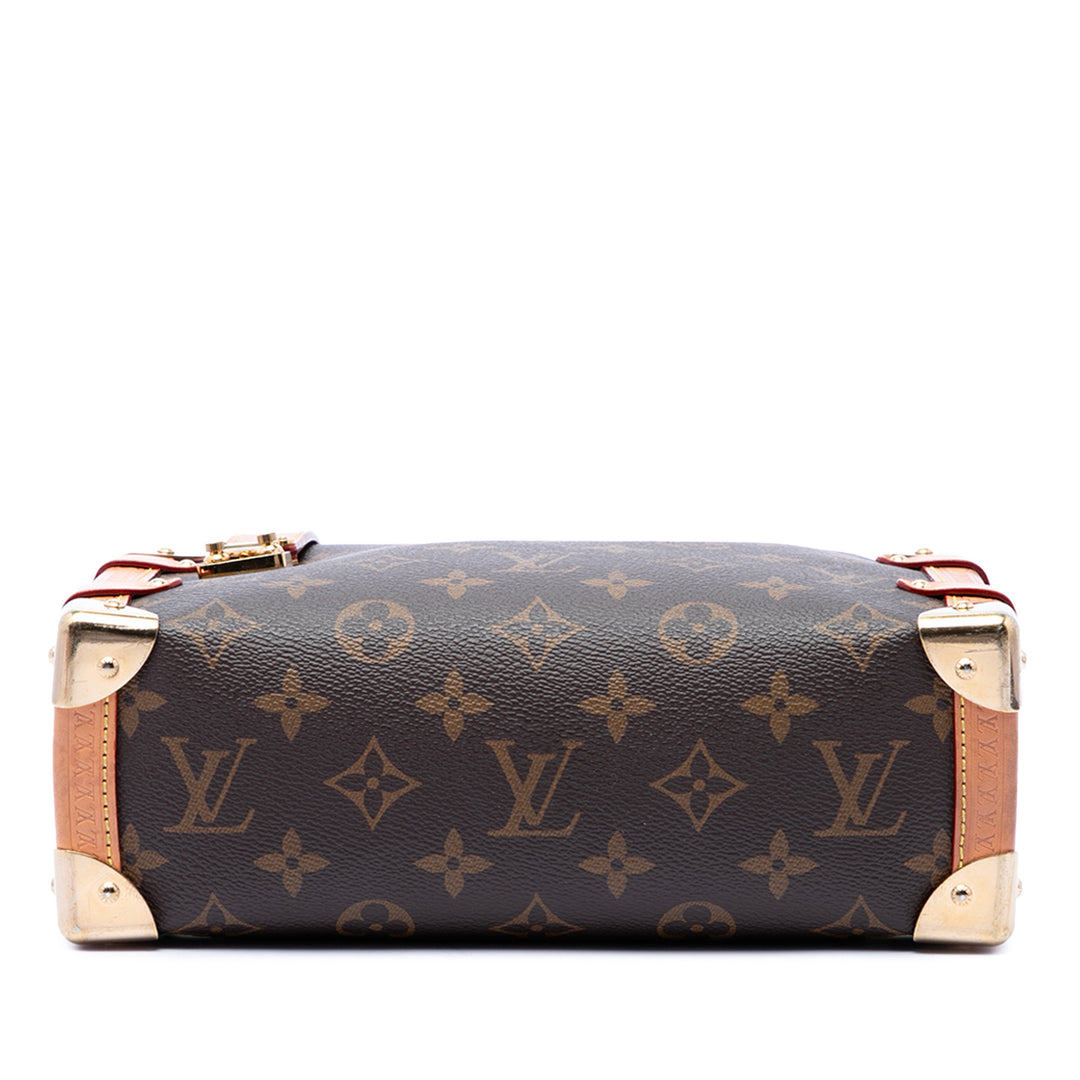 Louis Vuitton Side Trunk MM Monogram Marron – vue 3 – GABY PARIS