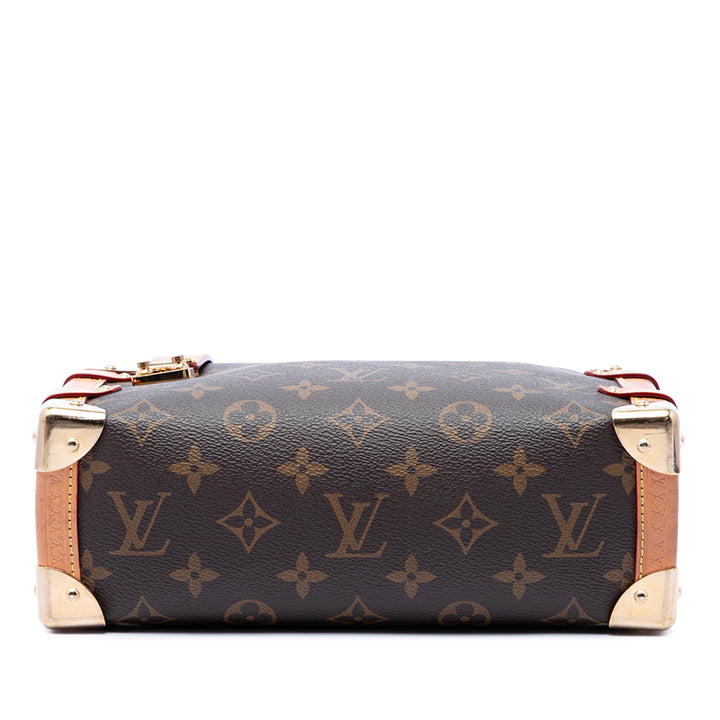 Louis Vuitton Side Trunk MM Monogram Marron – vue 3 – GABY PARIS