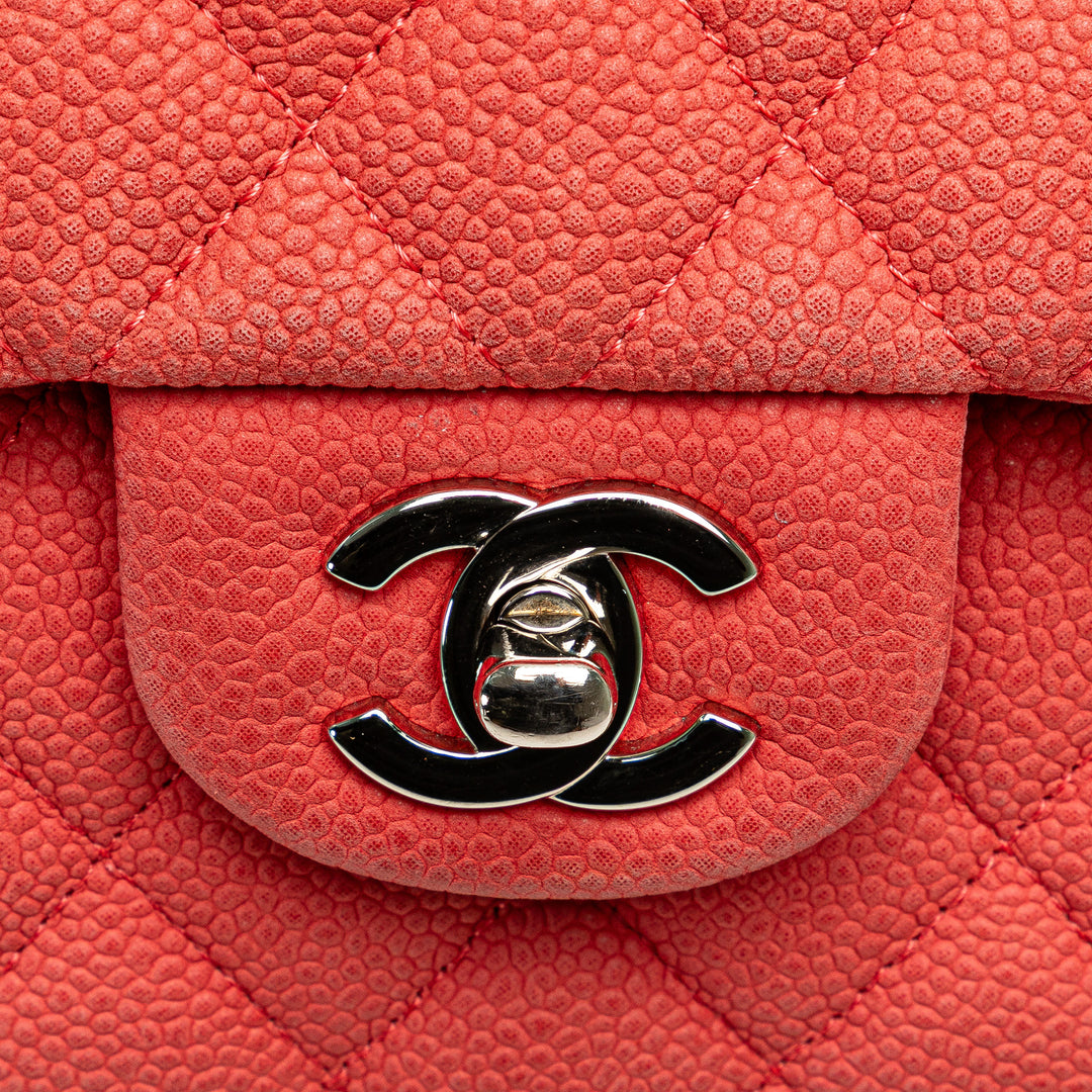 Medium Classic Caviar Double Flap Pink - Gaby Paris