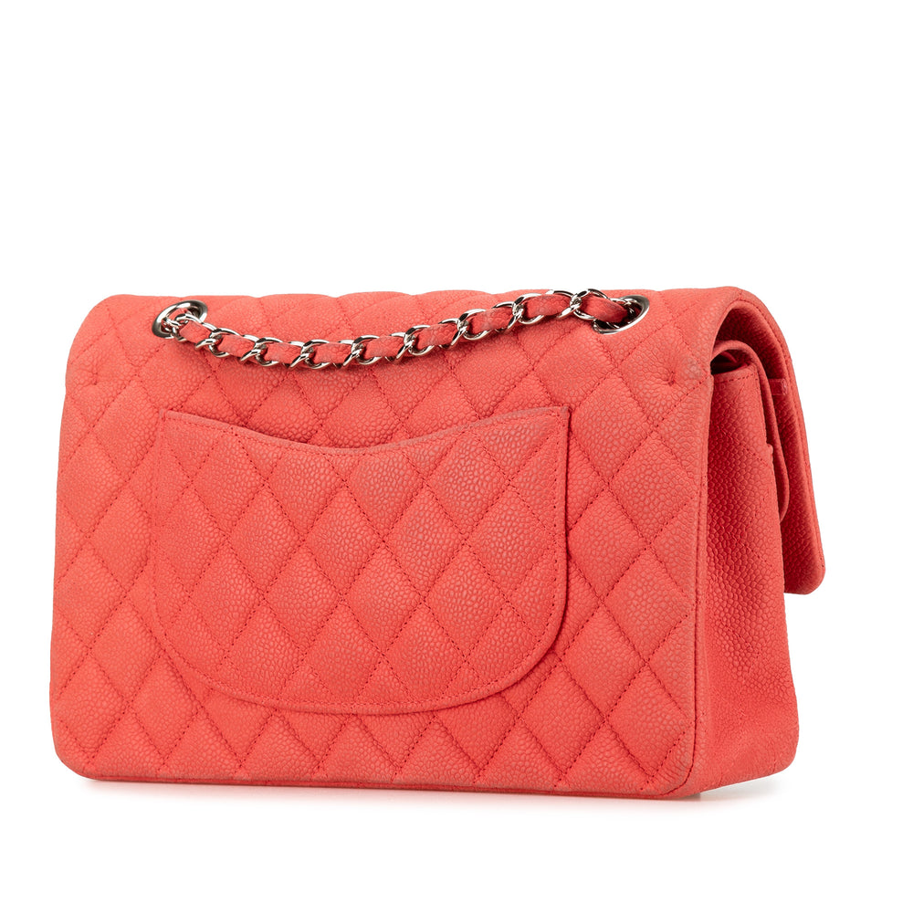 Medium Classic Caviar Double Flap Pink - Gaby Paris